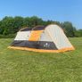 Outdoor Leisure Products Knightwick 3.7m x 2.2m 3 Berth Tunnel Tent Orange & Black Image 6