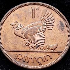 [#23] - Ireland 1949 | One Penny | Irish 1d | Irish Penny | KM.11 | UNC
