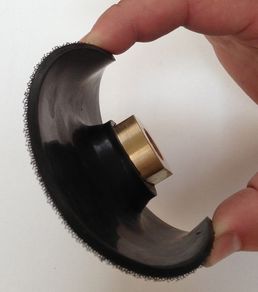 Flexible Velcro Backer,Back Holder 5",125mm for Granite, Marble Polishing Pads