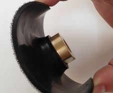 Flexible Velcro Backer,Back Holder 4",100mm for Granite, Marble Polishing Pads
