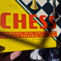 A Vintage 1970s Spear's Games Chess Set
