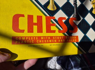 A Vintage 1970s Spear's Games Chess Set