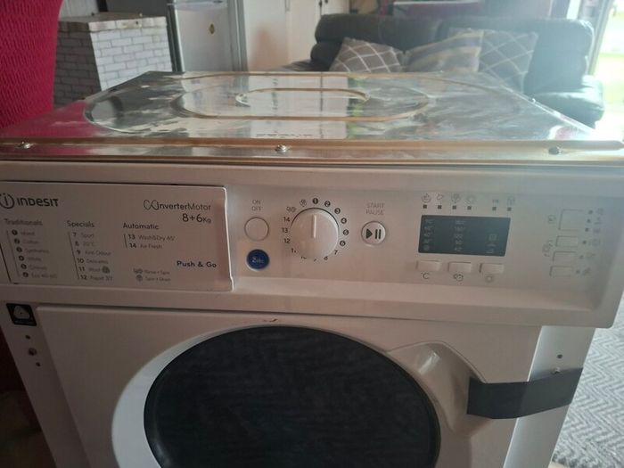 integrated washing machine + dryer