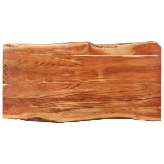Dining Table with Live Edges Solid Acacia Wood 200 cm 6 cm