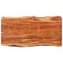 Dining Table with Live Edges Solid Acacia Wood 200 cm 6 cm Image 4