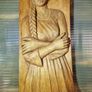 Sculptures, portraits made of wood. Image 8
