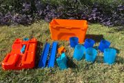 Hot Wheels Track Builder Barrel Box