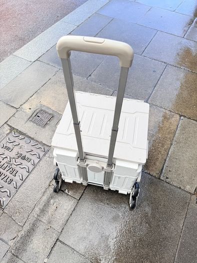 UNIQUE Stair-Climbing Folding Crate - The Ultimate Shopping Trolley