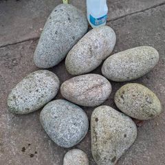 Smooth Granite Rocks x 9