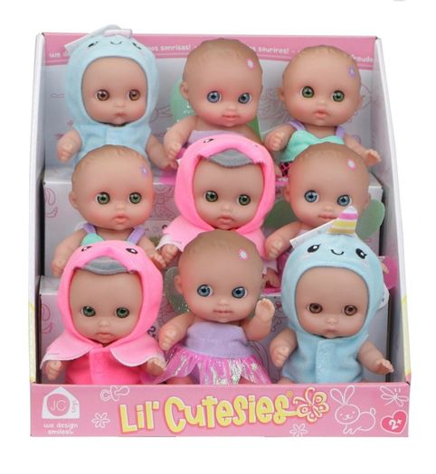 JC Toys Lil' Cutesies 13 cm Dino onesie doll EUC