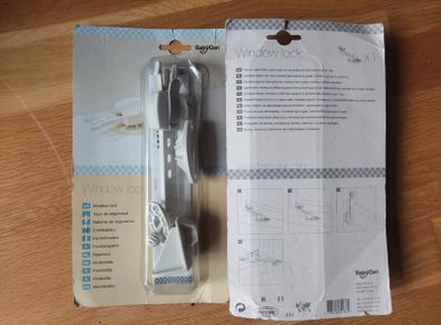 BabyDan Child Proof Lock - Window Safety Lock - White