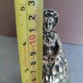 Vintage Large Brass Crinoline Lady Bell Image 2