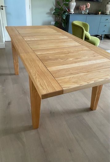 Solid Oak Extending Dining Table Fully Refinished