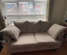 2 grey sofas - great condition