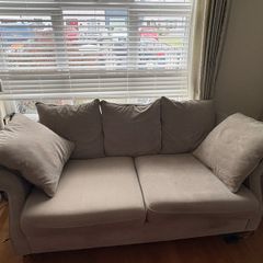 2 grey sofas - great condition