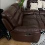 3+2 seater leather sofa Image 5