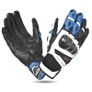 MZB RaceTech Short Motorcycle Cowhide Leather Gloves with Aramid Protection Image 5