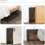 83 cm Folding Small Desk, Writing Gaming Computer Camping Desk for Small Spaces, No Assembly Required Home Office Table, Espresso Image 6