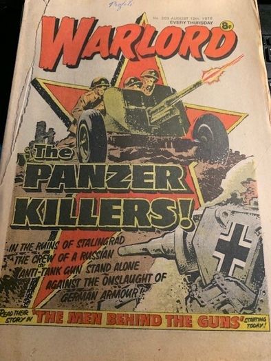 Warlord Comics x 10- Issues 175,179, 184,185,186,197,203,204, 205,208,- Jan 28th 1978- Sept 16th 1978 DC Thomson- Vintage UK Comics