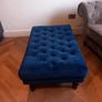 Grey Couch x2 and footstool Image 4