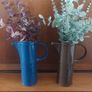 Fabulous Pair of Vintage Retro Arklow Pottery Tall Coffee Pots, No Lids, but Will Include One Damaged Lid - Perfect for High Display, or to Hold Flowers as Photographed Image 5