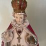 Antique Child Of Prague Chalk Statue Image 6