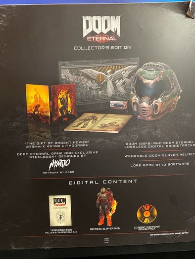 doom eternal collectors edition ps4