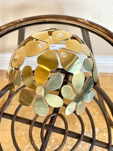 Vintage Ikea Brass Stockholm Fruit Bowl, Monica Mulder, Scandinavian