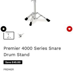 Premier 4000 Series Snare Stand / Model 4213 (Unused)