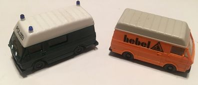 Wiking/Herpa Volkswagen LT vans