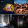 NEW SALE | Camping Lights, Rechargeable LED Camping Lanterns with 400LM 5 Light Modes Water-Resistant, Portable Emergency Tent Lights for Camping Power Cuts Hiking, (Lake Blue, 2-Pack) Image 3
