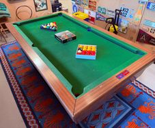 Vintage Slate Pool Table