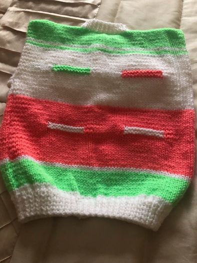 Handknit Girls cardigan