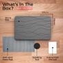 Stone Bath Mat  XL Non-Slip Diatomite Earth Mat for Bathroom or Kitchen  Quick-Drying, Super Absorbent, and Easy to Clean Image 2