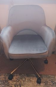 Velvet office chair