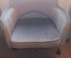 Velvet office chair