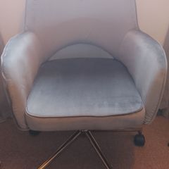 Velvet office chair