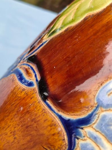 52cms Vintage Lotus Flower floor vase