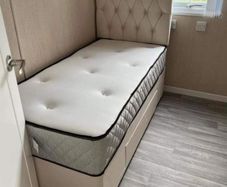 New Stylish SINGLE ,Double, King And Superking Sizes Divan Beds Instock. Tufted Memory Foam Mattresses And Optional Drawers Available