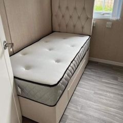 New Stylish SINGLE ,Double, King And Superking Sizes Divan Beds Instock. Tufted Memory Foam Mattresses And Optional Drawers Available
