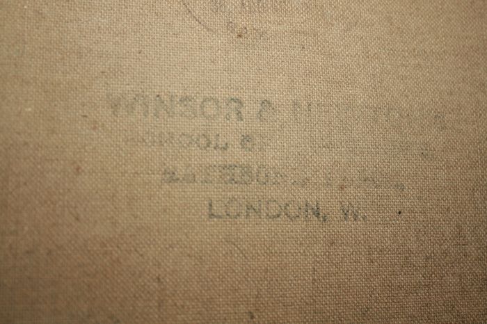 Vintage Oil on Canvas WINSOR 19" x 13"