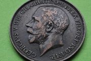 United Kingdom 1913 year Penny.