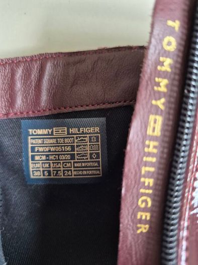 Tommy Hilfiger ancle boots - burgundy