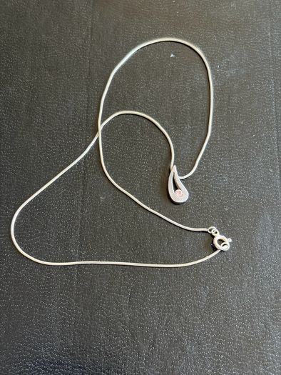 silver necklace