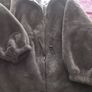 Dark Grey Faux Fur Jacket Image 7