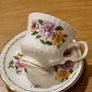 Collection of  Miniatures Elizabethan Staffordshire Bone China Months of the Year Cups and Saucers Image 7