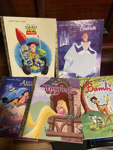 Set of 5 A little Golden book