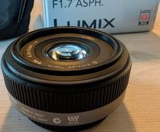 Panason Lumix 20mm F1.7 Lens