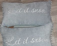 Brand New Grey Christmas Cushions