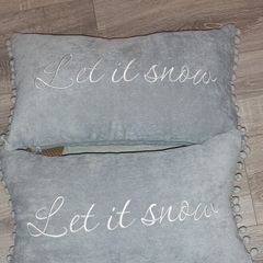 Brand New Grey Christmas Cushions